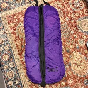 Purple Quilted Bridle Halter Carrier